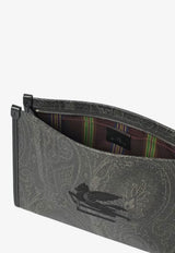 Etro Paisley Jacquard Clutch Bag Black MP2C0001-AA086 N0000