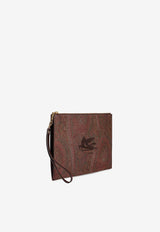 Etro Paisley Jacquard Pouch Bag Brown MP2C0006-AA012 M0019