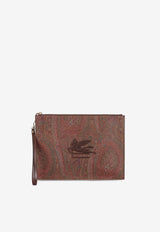 Etro Paisley Jacquard Pouch Bag Brown MP2C0006-AA012 M0019