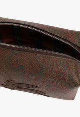 Etro Small Arnica Paisley Jacquard Clutch Bag Brown MP2C0009-AA086 M0019