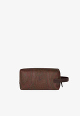Etro Medium Arnica Paisley Jacquard Clutch Bag Brown MP2C0010-AA086 M0019