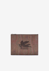 Etro Paisley Jacquard Pouch Bag Brown MP2C0011-AA012 M0019