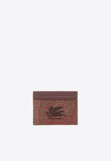 Etro Paisley Jacquard Cardholder With Pegaso Logo MP2E0001-AA012 M0019