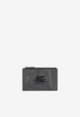 Etro Paisley Logo Cardholder MP2E0002-AA012 N0000 Black