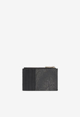 Etro Paisley Logo Cardholder MP2E0002-AA012 N0000 Black