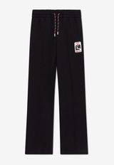 Casablanca Sunset Valley Patch Track Pants Black MPF25JTR05101_BLACK