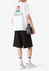 Casablanca Montagne Ondulee Crewneck T-shirt White MPF25JTS00104_WHITE