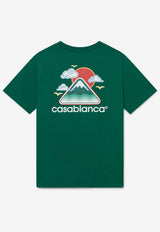 Casablanca Montagne Ondulee Crewneck T-shirt Green MPF25JTS00106_GREEN