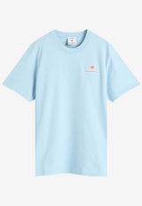 Casablanca Montagne Patch Crewneck T-shirt Light Blue MPF25JTS00107_BLUE