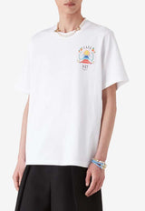Casablanca Casa Way Mountain Printed T-shirt White MPF25JTS00108_WHITE