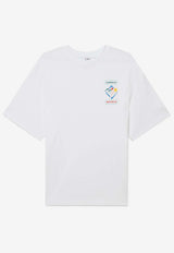 Casablanca Montagne Sportif Crewneck T-shirt White MPF25JTS04404_WHITE