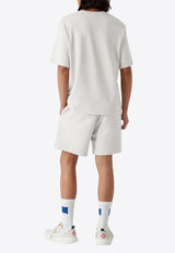 Casablanca Greek Temple Patch Track Shorts Gray MPS25-JTR-003-02_GREY