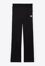 Casablanca Scuba Logo Patch Track Pants Black MPS25-JTR-226-01_BLACK