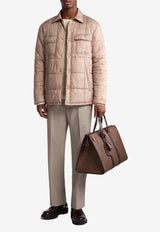 Etro Padded Paisley Overshirt MRBA0064-99SASK2 X0820 Beige