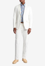 Etro Straight Tailored Pants MREA0005-99TJ584 W0800 White