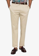 Etro Straight-Leg Tailored Pants Beige MREA0005-99TU5N2 M0122