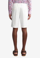 Etro Jacquard Bermuda Shorts MREB0004-99TJ584 W0800 White