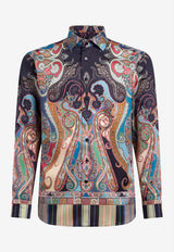 Etro Paisley Print Long-Sleeved Shirt Multicolor MRIB0001-99SP5D5 X0883
