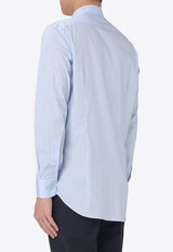 Etro Logo Long-Sleeved Shirt MRIB0002-AV607 B3033 Blue