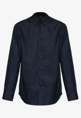 Etro Paisley Jacquard Long-Sleeved Shirt Navy MRIB0004-AQ043 B0065