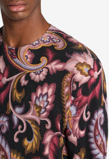 Etro Floral Paisley Silk-Blend Sweater Multicolor MRKF0003-AS299 X0810
