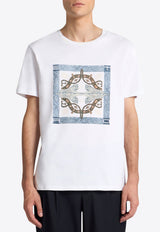 Etro Geometric Print T-shirt White MRMA0002-AK605 W0800
