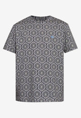 Etro Abstract Print T-shirt Gray MRMA0002-AK952 X0883