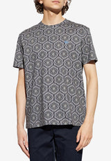 Etro Abstract Print T-shirt Gray MRMA0002-AK952 X0883