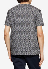 Etro Abstract Print T-shirt Gray MRMA0002-AK952 X0883