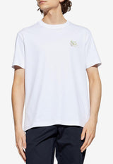 Etro Pegaso Patch Crewneck T-shirt White MRMA0002-AK977 X0800