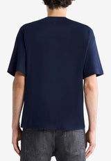 Etro Anstract Print T-shirt Navy MRMA0004-AKG46 X0883