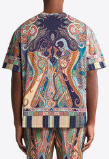 Etro Paisley Print T-shirt Multicolor MRMA0022-AJ282 X0883