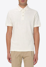 Etro Paisley Jacquard Polo T-shirt White MRMD0004-AJ234 X0800