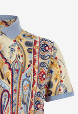 Etro Paisley Print Polo T-shirt Multicolor MRMD0004-AJ280 X0880