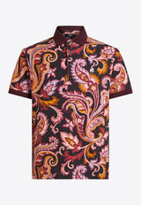Etro Floral Paisley Print Polo T-shirt Multicolor MRMD0004-AK792 X0810