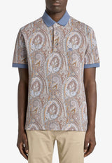 Etro Paisley Print Polo T-shirt Multicolor MRMD0004-AKF79 X0830
