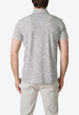 Etro Paisley Jacquard Polo T-shirt Gray MRMD0004-AV910 S8290