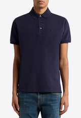 Etro Pegaso Embroidered Polo T-shirt Navy MRMD0005-AC274 B0387