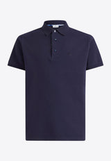 Etro Pegaso Embroidered Polo T-shirt Navy MRMD0005-AC274 B0387