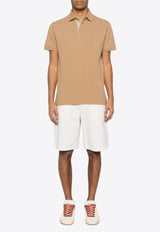 Etro Pegaso Embroidered Polo T-shirt Beige MRMD0005-AC274 M2899