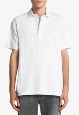 Etro Pegaso Embroidered Polo T-shirt White MRMD0005-AC274 W0800