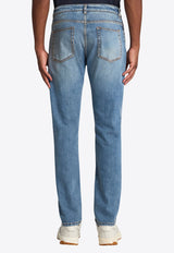 Etro Straight-Leg High-Rise Jeans Blue MRNB0004-AD277 S9252