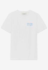 Frame Denim LA Logo Short-Sleeved T-shirt MS24JTE013WHITE