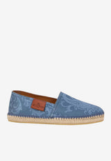 Etro Paisley Print Canvas Espadrilles Blue MS4G0002-AKG82 X0883