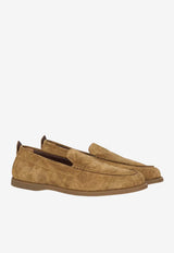 Etro Paisley Jacquard Suede Loafers Camel MS4N0001-AP444 M0464