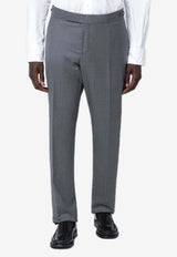 Thom Browne Tailored Wool Pants Gray MTC159A00626/S_THOMB-035