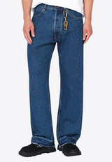 DARKPARK Edi Straight-Leg Jeans with Keychain Blue MTR37DBL01/R_DARKP-W024