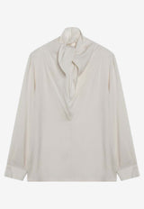 Silk Tied Blouse