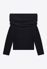 Cashmere Off-Shoulder Sweater