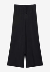 Silk Wide-Leg Pants